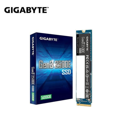 技嘉 GIGABYTE Gen3 2500E 500GB SSD 固態硬碟【風和資訊】