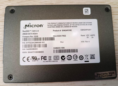 MICRON鎂光  C400  128G  256GB SATA  固態硬碟