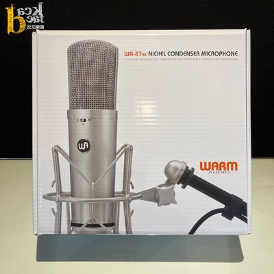 [反拍樂器]Warm Audio WA-87 R2 大振膜 電容式麥克風 銀色