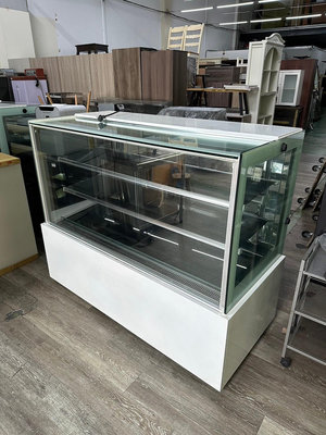 吉田二手傢俱❤瑞興5尺彩玻直角臥式蛋糕櫃 冷藏展示櫃 冷藏冰箱 落地式蛋糕櫃