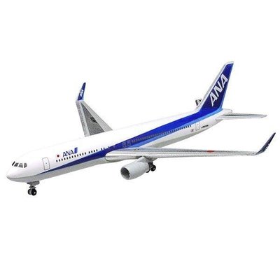 ^.^飛行屋(全新品)F-toys盒玩 全日空 ANA旅客機 VOL.5//零售(5)波音 767-300ER型客機