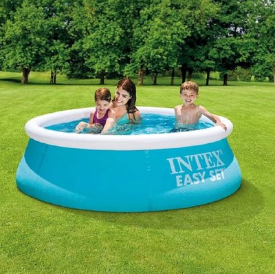 INTEX28101碟形水池 家庭游泳池兒童充氣游泳圈戶外戲水池