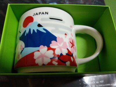 日本星巴克 日本 富士山櫻花限定馬克杯 414ml