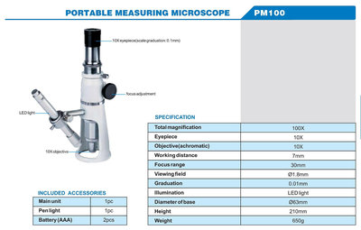 ACCUD 愛科德 攜帶式顯微鏡 PM100