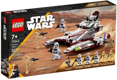 積木總動員 LEGO 樂高 75342 Star Wars 共和國戰鬥坦克 外盒:25*19*5.5cm 262pcs