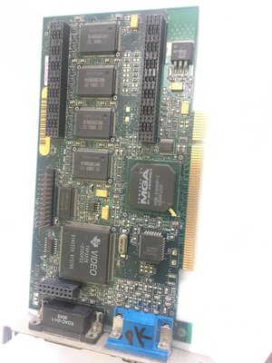 PCI顯示卡 4M MATROX 708-04 MIL2P/4 A版 良品