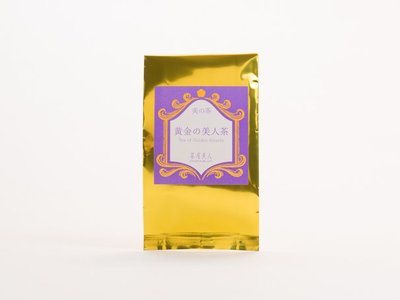 日本 箔座/HAKUZA 金箔美容茶 黄金の美人茶 10袋入（20g）食用飾箔5袋入【Mr.QQ】