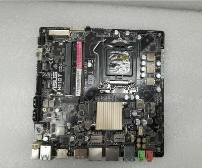 【廠家現貨直發】Asus/華碩 H110T MINI-ITX雙網卡一體機DC供電HTPC華碩H310T主板超夯 精品