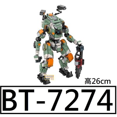 樂積木【預購】第三方 MOC BT-7274 高26cm 先鋒級泰坦 非樂高LEGO相容 軍事 積木 機甲 機器人