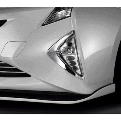 【JR佳睿精品】Toyota 豐田 Prius 4 代 XW50 2016-UP 鍍鉻 霧燈框 前下巴 前保桿框 電鍍