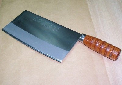 @最專業的刀剪 台中市最知名的建成刀剪行@方型-剁刀系列-木柄(3m/m) 6.5寸刀(青紙)