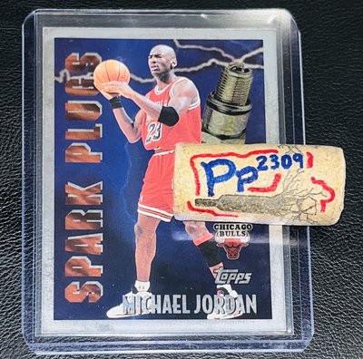 (659) 96-97 Topps Michael Jordan Spark Plugs Silver Foil SP