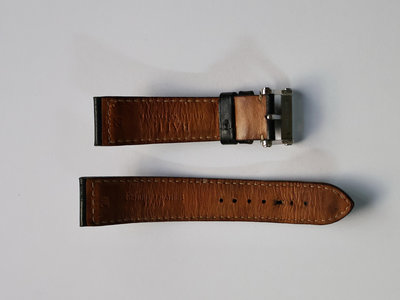 BALL 波爾原廠錶帶、皮革錶帶、錶扣、20mm、20毫米、20收18