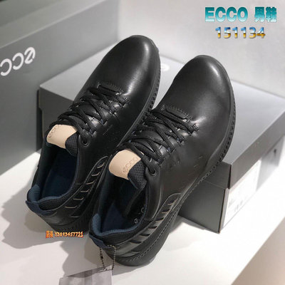 精品代購?ECCO S-Hybrid GOLF高爾夫球鞋 混合動能運動鞋 犛牛皮革 防水保護 TPU底舒服休閒鞋 151134