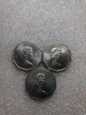 【二手】 香港伊麗莎白大五元硬幣 1976年一1979年 全年份三一1828 錢幣 紙幣 硬幣【經典錢幣】