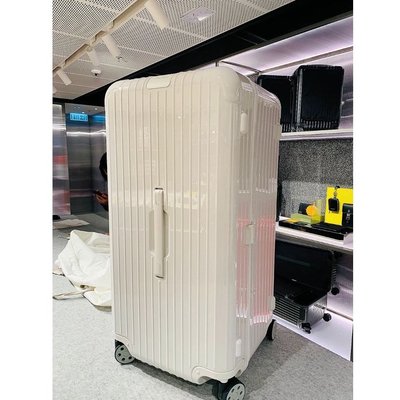 原廠正品 RIMOWA Essential Trunk 30寸 白色 托運箱 黑色旅行行李箱 83275664 聚碳酸酯