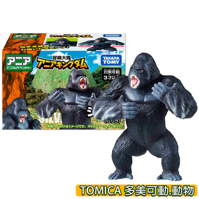 【3C小苑】AN29994 正版 冒險王國 大猩猩 Silva TOMICA 多美 動物 ANIA 可動 模型 玩具