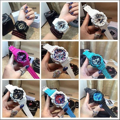 二手全新CASIO G-SHOCK Baby-G GA-100運動電子手錶男必備卡西歐多功能防水防震防磁夜光手錶