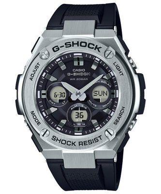 CASIO手錶公司貨G-SHOCK強悍防震耐衝擊構造GST-S310-1A  ~GST-300
