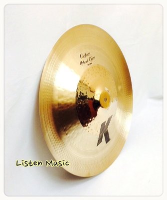 立昇樂器 Zildjian 19吋 K CUSTOM HYBRID CHINA 銅鈸 效果鈸 K1220