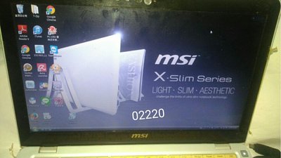 MSI微星超輕薄筆電，MSI筆電，筆電，筆記型電腦~MSI微星超輕薄筆電(13吋功能正常型號MSI X320)可外接DVD光碟機欣賞DVD影片或隨身碟記憶卡影片