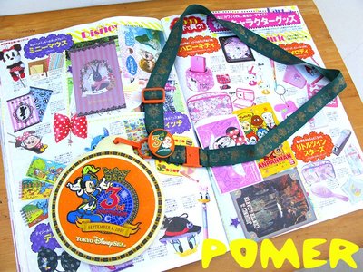 ☆POMER☆日本東京迪士尼海洋樂園 絕版正品 3周年紀念款 米奇 掛繩 票卡夾 證件套 車票夾 證件夾 識別證套 禮物