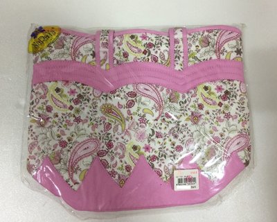 全新2件組 泰國曼谷包 NaRaYa 粉紅色花紋 托特包 化妝包 手提包 媽媽包 上班包 輕便實用