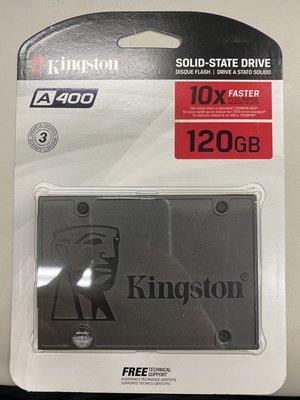 金士頓 Kingston A400 120GB SATA-3 2.5吋 固態硬碟 全新 蘆洲可自取📌自取價440