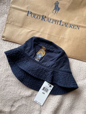 Polo Ralph Lauren Polo Bear Chino Bucket Hat polo漁夫帽 深藍色 全新品 現貨在台 S/M小頭圍美國官網正品