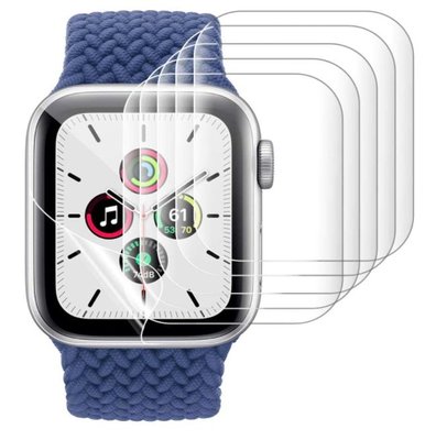 《FOS》日本 Apple Watch Series 6 SE 6入組 螢幕保護貼 防撥水 防指紋 髒污 40/44mm