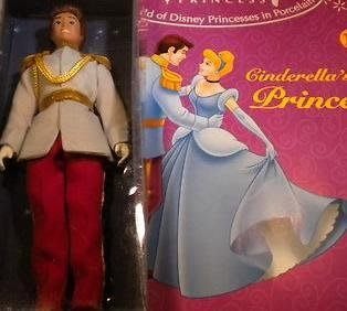 Disney迪士尼公主Cinderella仙履奇緣灰姑娘白馬王子(Ken肯尼)Barbie芭比娃娃