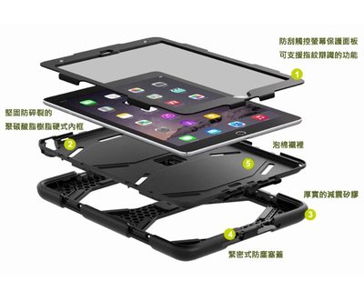 泳 優惠Griffin Survivor All-Terrain iPad mini 4超強矽膠保護套組附觀賞支架 防殼