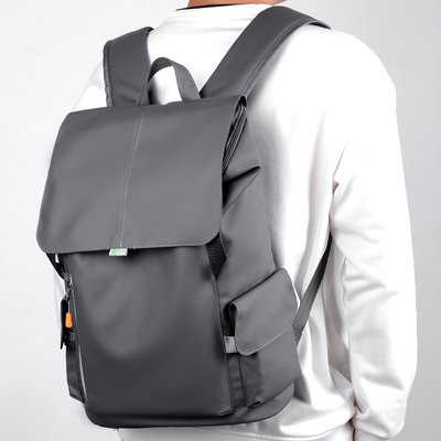 簡約電腦背包男士雙肩包商務時尚潮流戶外學生書包 大學生電腦包