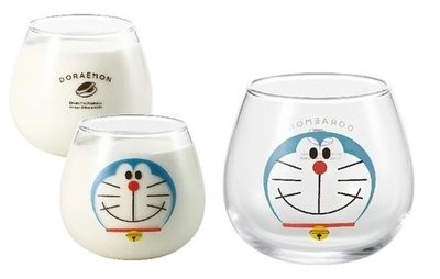 哆啦A夢 Doraemon 玻璃杯 不倒翁 日本製 現貨 日本直運