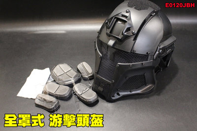 【翔準軍品AOG】 全罩式 游擊頭盔 黑色 HL-97 中古世紀鋼鐵頭盔 星際大戰 護具 戰術 防護頭盔 E0120JB