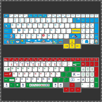 適用于聯想R7000P拯救者Y7000筆記本R9000K Y9000 X新款筆記本電腦g5000鍵盤膜保護貼膜個性彩繪卡