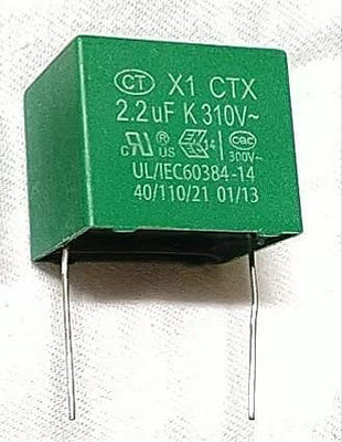 電容,冷氣機 風扇 洗碗機 馬達 維修零件 X1 CTX 2.2uf 225K,故障狀況:拍打設備電路板才會啟動