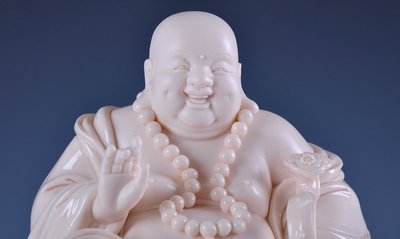 【熱賣精選】  陶瓷彌勒佛像 歡喜就好 彌勒佛像 大肚佛 法像莊嚴（GA-1275）