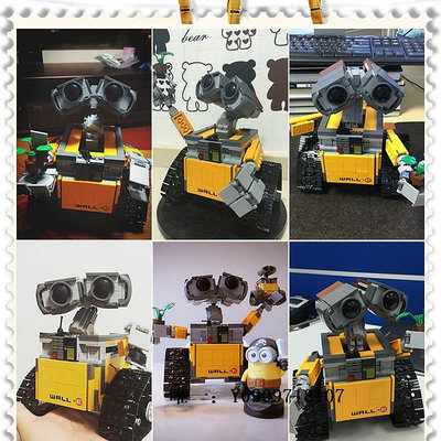 樂高玩具瓦力機器人總動員模型兒童拼裝玩具機甲男孩子力積木拼圖禮物兒童玩具