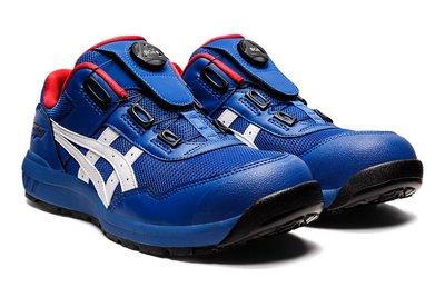 勞工 日本 亞瑟士 ASICS 安全鞋 CP209 BOA 藍 旋鈕調整 輕量化 工作鞋 防護鞋 防滑 透氣