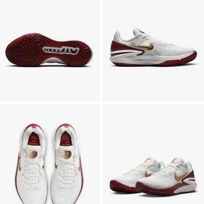 NIKE AIR ZOOM G.T. CUT 2 EP 金勾白紅DJ6015-103 gt。太陽選物社