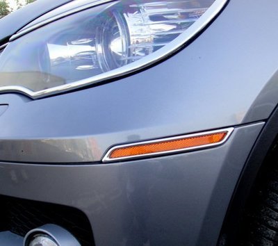 現貨熱銷-易車汽配 BMW X6 E71 E72 2008 ~2014 鍍鉻車燈框 前保桿燈框 方向燈框 側燈框