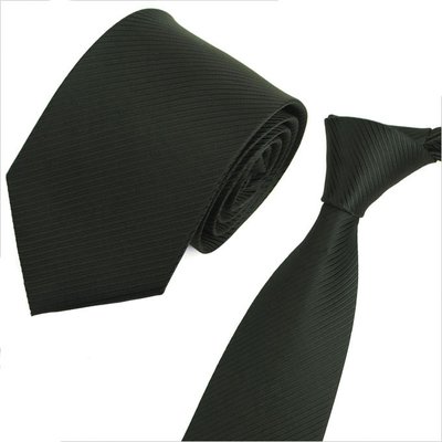 男士純色領帶8CM手打單色滌絲正裝商務職業可加logo批發廠家