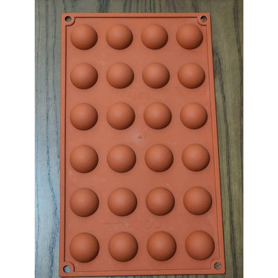 義大利 24連矽膠圓型慕斯模具 SF006 巧克力 果凍 蛋糕烘焙模具
