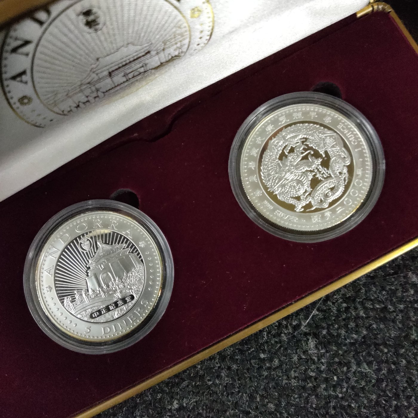 407-2000庚辰龍年紀念銀幣瑞士Valcambi精鑄限量版| Yahoo奇摩拍賣