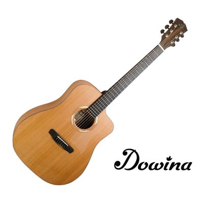 Dowina Sauvignon DC 紅松木面板 41吋 斯洛伐克 全單板 民謠吉他 - 【他，在旅行】