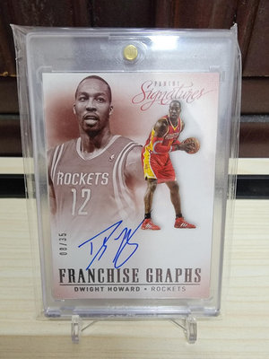 2013 14 Dwight Howard 魔獸 Signatures限量卡面簽名卡