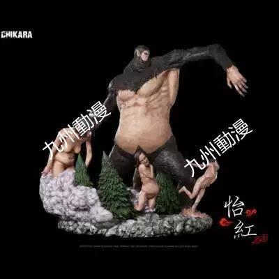 【熱賣下殺】CHIKARA 獸之巨人 進擊的巨人GK限量雕像模型模型