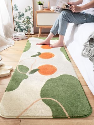 簡約風時尚床邊毯家用長方形現代客廳沙發茶幾毯臥室床前滿鋪地毯~特賣