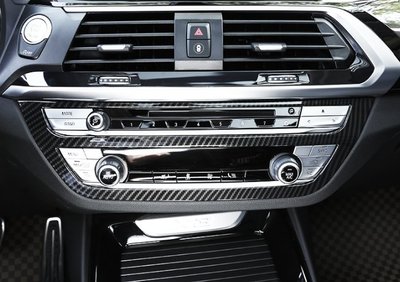 ~歐力車飾~寳馬 BMW 18-20年 G01 X3 空調面板 冷氣開關面板 冷氣面板 空調 裝飾框 碳纖維紋